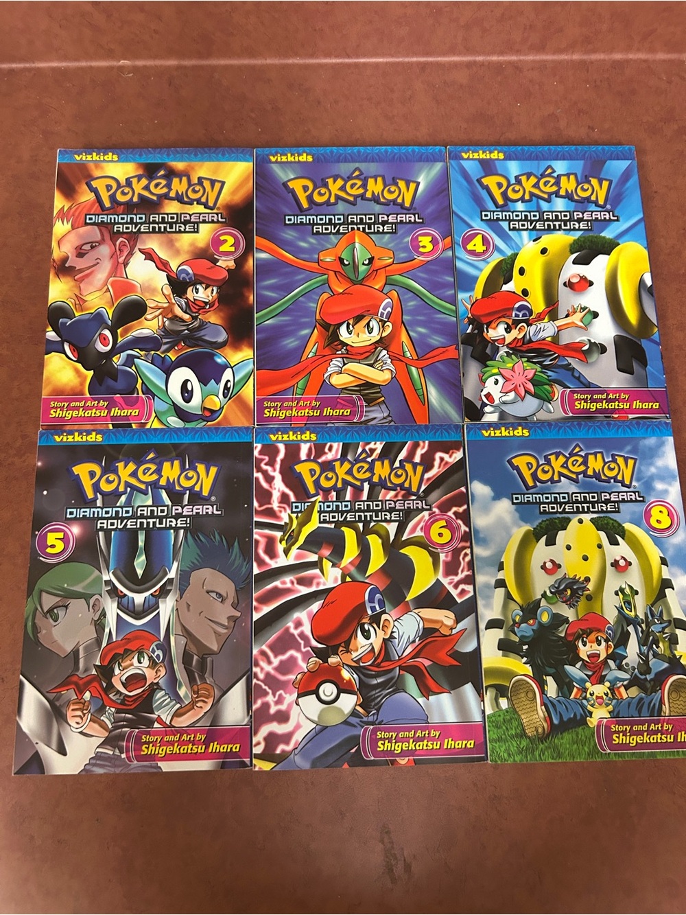 Pokémon Diamond and Pearl Adventure Manga Lot of 6 VIZ Kids